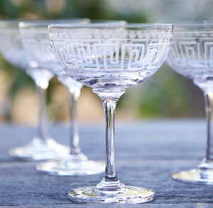 The Vintage list Champagne saucers